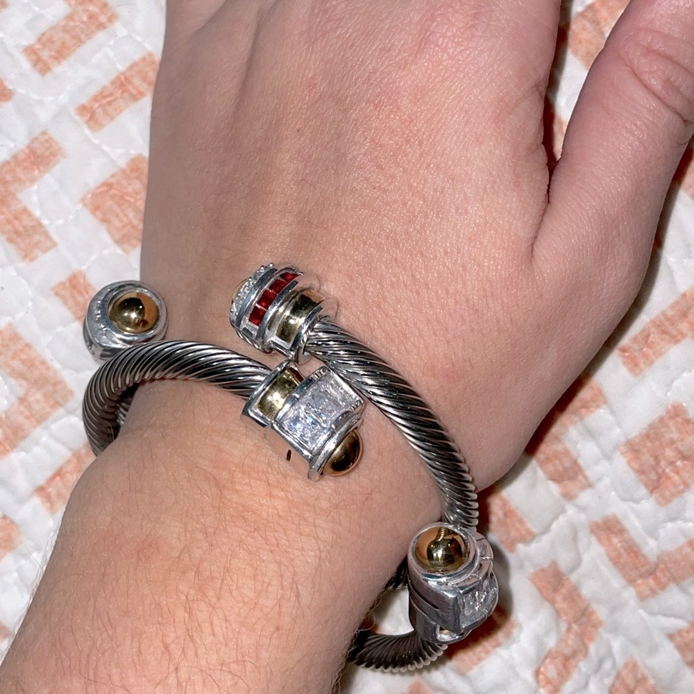 Sterling silver Cable bracelets